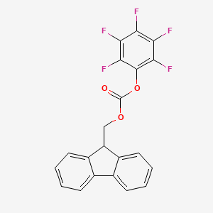molecular formula C21H11F5O3 B1301036 9-Fluorenylmethyl pentafluorophenyl carbonate CAS No. 88744-04-1