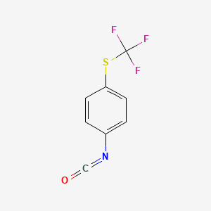 molecular formula C8H4F3NOS B1301037 4-(Trifluoromethylthio)phenyl isocyanate CAS No. 24032-84-6