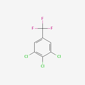 molecular formula C7H2Cl3F3 B1301039 1,2,3-Trichloro-5-(trifluoromethyl)benzene CAS No. 50594-82-6