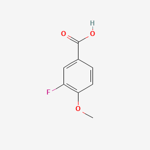 molecular formula C8H7FO3 B1301040 3-Fluoro-4-methoxybenzoic acid CAS No. 403-20-3