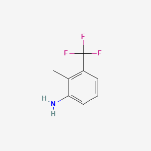 molecular formula C8H8F3N B1301044 2-Methyl-3-(trifluoromethyl)aniline CAS No. 54396-44-0