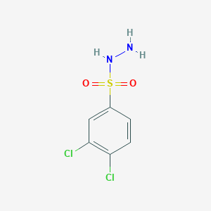 molecular formula C6H6Cl2N2O2S B1301050 3,4-Dichlorobenzenesulfonohydrazide CAS No. 6655-74-9