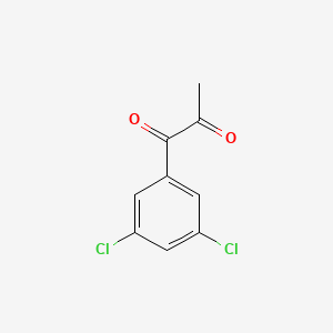 molecular formula C9H6Cl2O2 B1301061 1-(3,5-二氯苯基)丙烷-1,2-二酮 CAS No. 386715-49-7