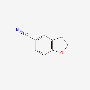 molecular formula C9H7NO B1301070 2,3-dihydrobenzo[b]furan-5-carbonitrile CAS No. 84944-75-2