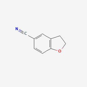 molecular formula C9H7NO B1301070 2,3-Dihydro-1-benzofuran-5-carbonitrile CAS No. 84944-75-2