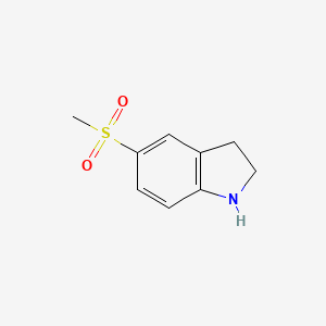 molecular formula C9H11NO2S B1301074 5-(Methylsulfonyl)indoline CAS No. 387350-92-7