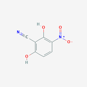 molecular formula C7H4N2O4 B1301081 2,6-Dihydroxy-3-nitrobenzonitrile CAS No. 233585-04-1
