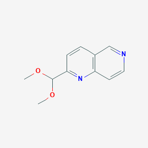 2-(Dimethoxymethyl)-1,6-naphthyridine