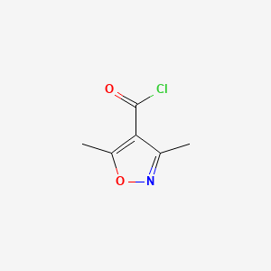 molecular formula C6H6ClNO2 B1301098 3,5-Dimethylisoxazole-4-carbonyl chloride CAS No. 31301-45-8