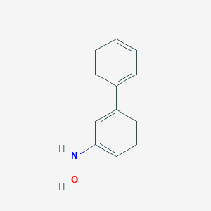 molecular formula C12H11NO B013011 N-Hydroxy-3-aminobiphenyl CAS No. 105361-85-1