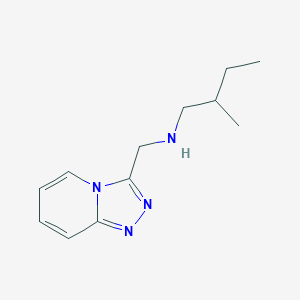 molecular formula C12H18N4 B13011020 (2-Methylbutyl)({[1,2,4]triazolo[4,3-a]pyridin-3-yl}methyl)amine 