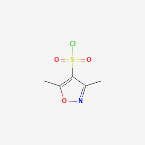 molecular formula C5H6ClNO3S B1301105 3,5-Dimethylisoxazole-4-sulfonyl chloride CAS No. 80466-79-1