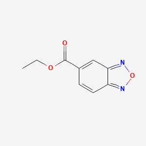 molecular formula C9H8N2O3 B1301107 Ethyl benzofurazan-5-carboxylate CAS No. 36389-07-8