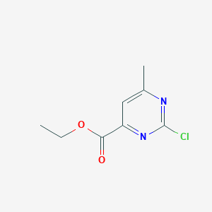 molecular formula C8H9ClN2O2 B1301109 Ethyl 2-chloro-6-methylpyrimidine-4-carboxylate CAS No. 265328-14-1