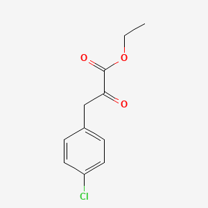 molecular formula C11H11ClO3 B1301111 Ethyl 3-(4-chlorophenyl)-2-oxopropanoate CAS No. 99334-10-8