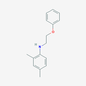molecular formula C16H19NO B1301125 (2,4-Dimethyl-phenyl)-(2-phenoxy-ethyl)-amine CAS No. 327070-55-3