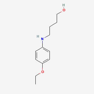molecular formula C12H19NO2 B1301126 4-(4-Ethoxy-phenylamino)-butan-1-ol CAS No. 356539-16-7