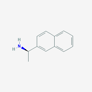 molecular formula C12H13N B1301132 (R)-1-(2-萘基)乙胺 CAS No. 3906-16-9