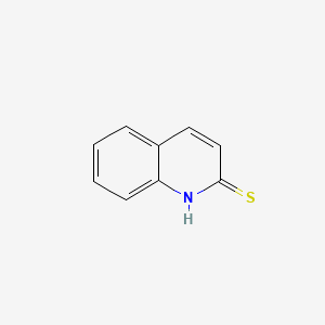 molecular formula C9H7NS B1301133 2-喹啉硫醇 CAS No. 2637-37-8