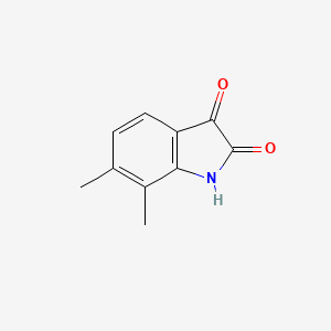 molecular formula C10H9NO2 B1301144 6,7-二甲基-1H-吲哚-2,3-二酮 CAS No. 20205-43-0