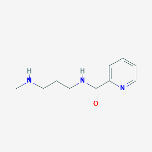 molecular formula C10H15N3O B1301153 Pyridine-2-carboxylic acid (3-methylamino-propyl)-amide CAS No. 34968-55-3