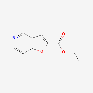 molecular formula C10H9NO3 B13011587 Ethyl furo[3,2-c]pyridine-2-carboxylate 