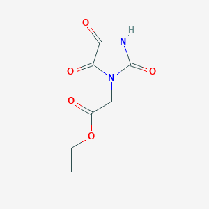 Ethyl 2-(2,4,5-trioxoimidazolidin-1-yl)acetate