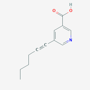 5-Hex-1-ynylnicotinic acid