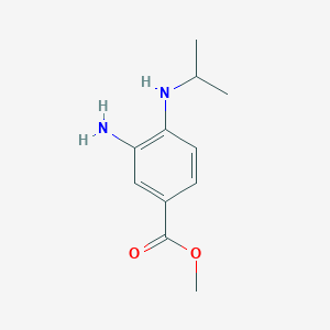 molecular formula C11H16N2O2 B1301198 Methyl 3-Amino-4-(Isopropylamino)Benzoate CAS No. 511240-22-5