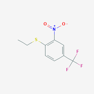 1-(Ethylthio)-2-nitro-4-(trifluoromethyl)benzene