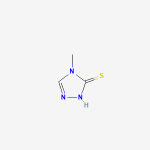 molecular formula C3H5N3S B1301215 3-Mercapto-4-methyl-4H-1,2,4-triazole CAS No. 24854-43-1