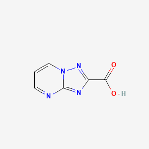 molecular formula C6H4N4O2 B1301222 [1,2,4]Triazolo[1,5-a]pyrimidine-2-carboxylic acid CAS No. 202065-25-6