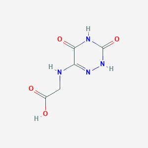 (3,5-Dioxo-2,3,4,5-tetrahydro-[1,2,4]triazin-6-YL-amino)-acetic acid