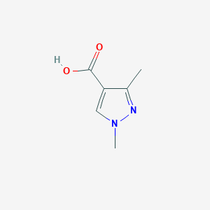 molecular formula C6H8N2O2 B1301235 1,3-Dimethyl-1H-pyrazole-4-carboxylic acid CAS No. 78703-53-4