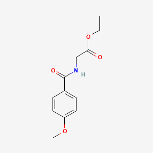 Ethyl 2-(4-methoxybenzamido)acetate