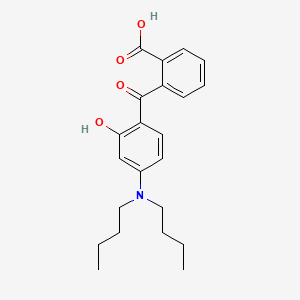 2-[4-(Dibutylamino)-2-hydroxybenzoyl]benzoic acid