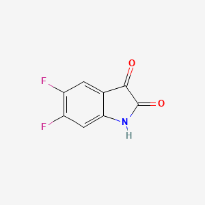 molecular formula C8H3F2NO2 B1301262 5,6-Difluoroindoline-2,3-dione CAS No. 774-47-0