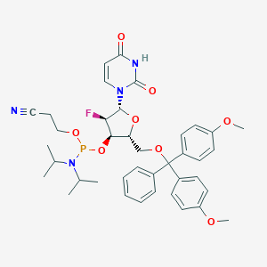 molecular formula C39H46FN4O8P B130127 2'-F-dU Phosphoramidite CAS No. 146954-75-8