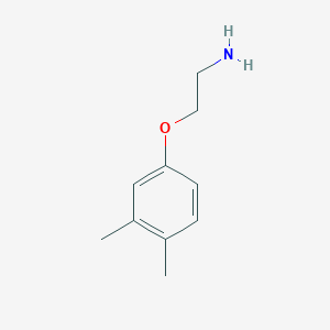 molecular formula C10H15NO B1301286 2-(3,4-Dimethylphenoxy)ethanamine CAS No. 26646-48-0