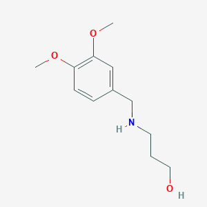 3-(3,4-Dimethoxy-benzylamino)-propan-1-ol