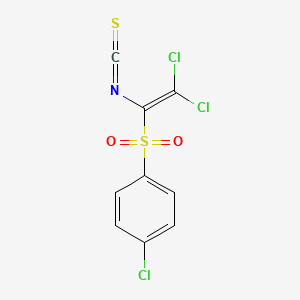 1-Chloro-4-((2,2-dichloro-1-isothiocyanatovinyl)sulfonyl)benzene