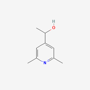 molecular formula C9H13NO B13013173 1-(2,6-Dimethylpyridin-4-yl)ethanol 