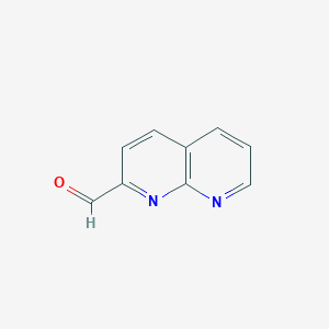 molecular formula C9H6N2O B1301402 1,8-萘啶-2-甲醛 CAS No. 64379-45-9