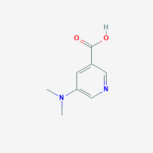 molecular formula C8H10N2O2 B1301404 5-(Dimethylamino)nicotinic Acid CAS No. 30766-20-2
