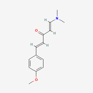 (1E,4E)-1-(dimethylamino)-5-(4-methoxyphenyl)penta-1,4-dien-3-one