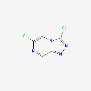 molecular formula C5H2Cl2N4 B13015053 3,6-Dichloro-[1,2,4]triazolo[4,3-a]pyrazine CAS No. 1305208-48-3