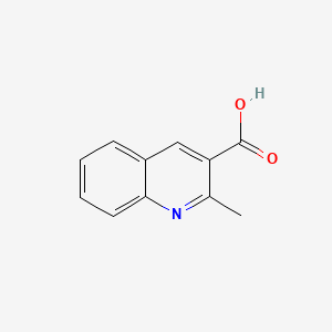molecular formula C11H9NO2 B1301539 2-甲基喹啉-3-羧酸 CAS No. 635-79-0