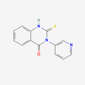 molecular formula C13H9N3OS B1301549 2-mercapto-3-pyridin-3-ylquinazolin-4(3H)-one CAS No. 119426-82-3