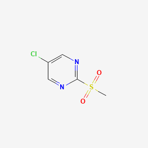 molecular formula C5H5ClN2O2S B1301561 5-Chloro-2-(methylsulfonyl)pyrimidine CAS No. 38275-47-7