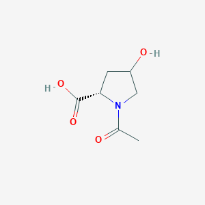 molecular formula C7H11NO4 B1301571 N-Acetyl-4-hydroxy-L-proline (cis- and trans- mixture) CAS No. 926905-71-7
